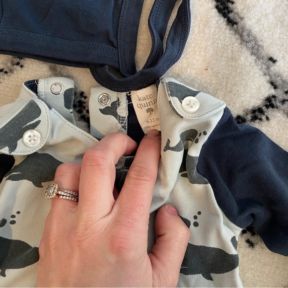 Kate Quinn matching boy girl twin outfits with hats 6-12 months - Picture 4 of 4